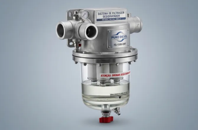 Filtro Desidratador de Alta Vazão para Diesel