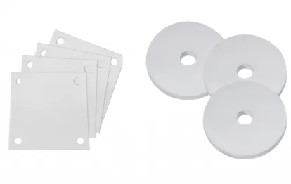 Papel filtrante para diesel 2 e 4 furos, redondo e quadrado
